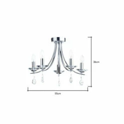 BHS Lighting Bugsy Flush Ceiling Light For Unisex -BHS Lighting Sales Store unnamed file 1000