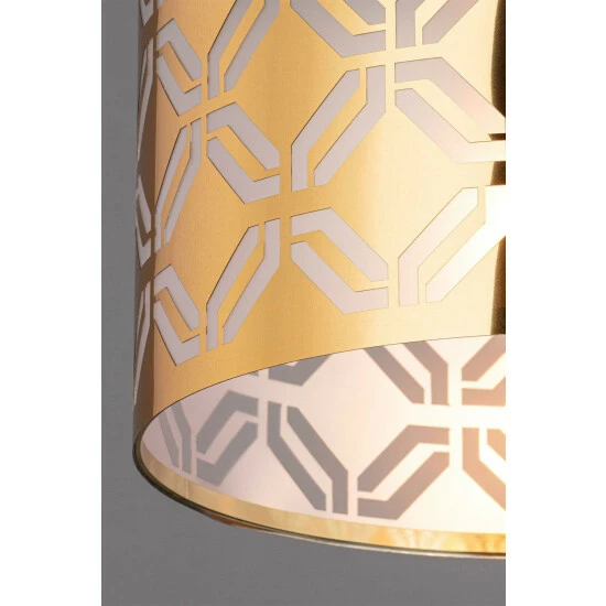 BHS Lighting Metallic Lasered Easy Fit Light Shade For Unisex 3 BHS Lighting Metallic Lasered Easy Fit Light Shade For Unisex - Image 3