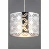 BHS Lighting Metallic Lasered Easy Fit Light Shade For Unisex