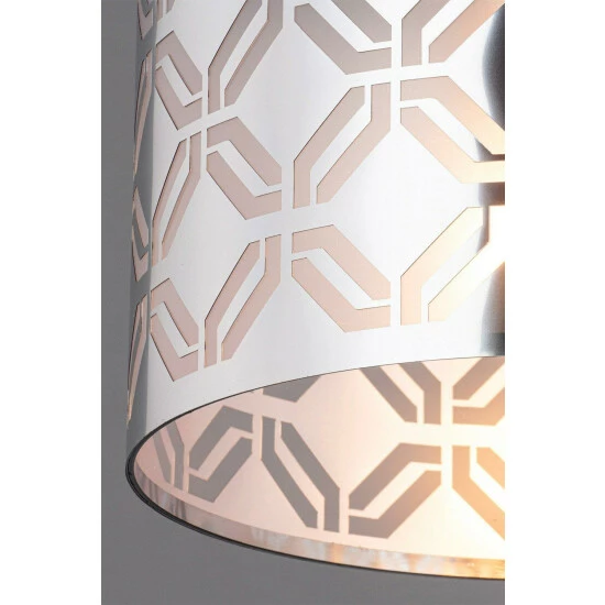 BHS Lighting Metallic Lasered Easy Fit Light Shade For Unisex 3 BHS Lighting Metallic Lasered Easy Fit Light Shade For Unisex - Image 3