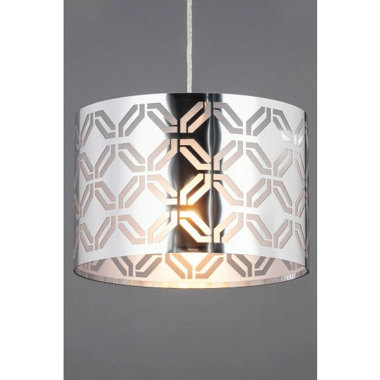 BHS Lighting Metallic Lasered Easy Fit Light Shade For Unisex 6 BHS Lighting Metallic Lasered Easy Fit Light Shade For Unisex - Image 6