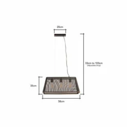 BHS Lighting Mesh Pendant Ceiling Light For Unisex -BHS Lighting Sales Store unnamed file 1053