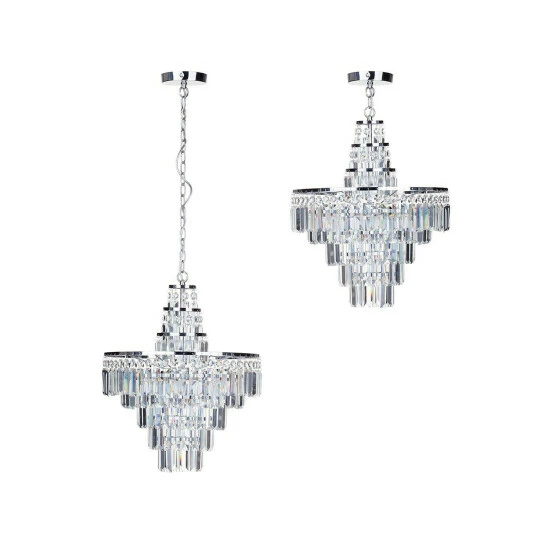 BHS Lighting Aurora Chandelier For Unisex 4 BHS Lighting Aurora Chandelier For Unisex - Image 4