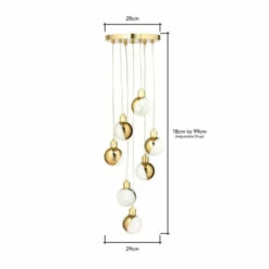 BHS Lighting Cleveland Pendant Ceiling Light For Unisex -BHS Lighting Sales Store unnamed file 1072