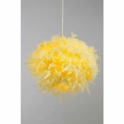 BHS Lighting Glow Feather Easy Fit Light Shade For Unisex