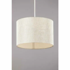 BHS Lighting Metallic Linen Easy Fit Light Shade For Unisex