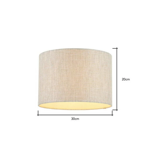 BHS Lighting Metallic Linen Easy Fit Light Shade For Unisex 5 BHS Lighting Metallic Linen Easy Fit Light Shade For Unisex - Image 5