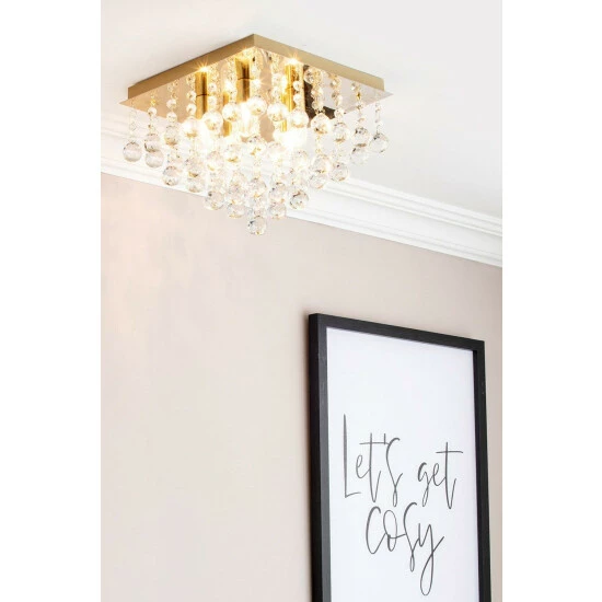 BHS Lighting Tampa Flush Ceiling Light For Unisex 4 BHS Lighting Tampa Flush Ceiling Light For Unisex - Image 4