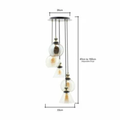 BHS Lighting Carter Cluster Ceiling Light For Unisex 12 BHS Lighting Carter Cluster Ceiling Light For Unisex -BHS Lighting Sales Store unnamed file 1207