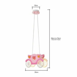 BHS Lighting Glow Princess Carriage Ceiling Pendant Light For Unisex -BHS Lighting Sales Store unnamed file 1213