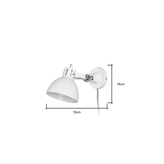 BHS Lighting Daria Plug In Wall Light For Unisex 5 BHS Lighting Daria Plug In Wall Light For Unisex - Image 5