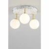 BHS Lighting Lott Triple Spotlight Plate Ceiling Light For Unisex