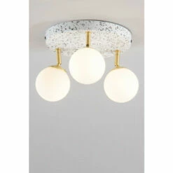 BHS Lighting Lott Triple Spotlight Plate Ceiling Light For Unisex -BHS Lighting Sales Store unnamed file 1377
