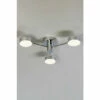 BHS Lighting Cian Bathroom Flush Ceiling Light For Unisex