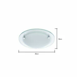 BHS Lighting Draco Bathroom Flush Ceiling Light For Unisex -BHS Lighting Sales Store unnamed file 1419