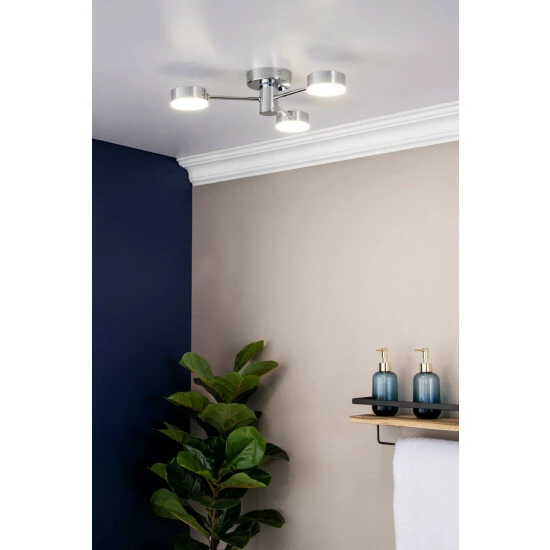 BHS Lighting Cian Bathroom Flush Ceiling Light For Unisex 4 BHS Lighting Cian Bathroom Flush Ceiling Light For Unisex - Image 4