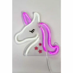 BHS Lighting Glow Unicorn Neon Wall Light For Unisex
