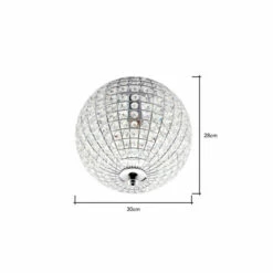 BHS Lighting Ursula Flush Ceiling Light For Unisex -BHS Lighting Sales Store unnamed file 154