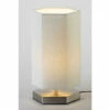 BHS Lighting Glow Hexagon Table Lamp For Unisex