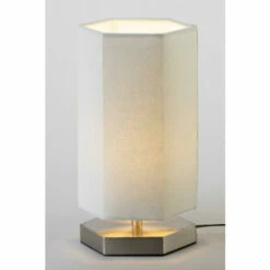 BHS Lighting Glow Hexagon Table Lamp For Unisex