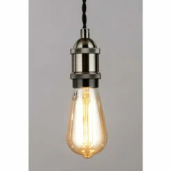 BHS Lighting Industrial Style Pendant Ceiling Light For Unisex