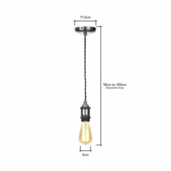 BHS Lighting Industrial Style Pendant Ceiling Light For Unisex -BHS Lighting Sales Store unnamed file 1561