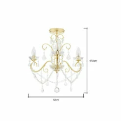 BHS Lighting Small Daphne Chandelier For Unisex -BHS Lighting Sales Store unnamed file 166