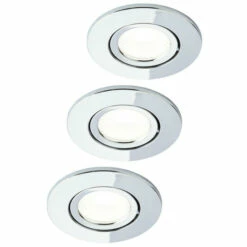 BHS Lighting Ruva 3 Pack Circular Fire Rated Spot Light For Unisex -BHS Lighting Sales Store unnamed file 1681