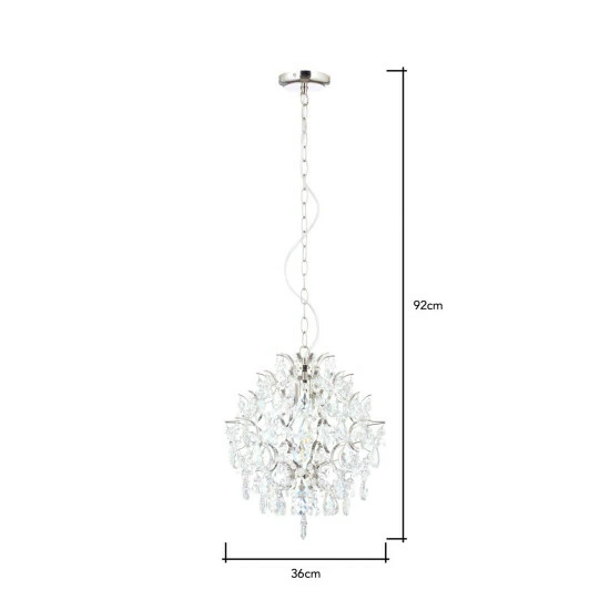 BHS Lighting Small Lisa Pendant Ceiling Light For Unisex 6 BHS Lighting Small Lisa Pendant Ceiling Light For Unisex - Image 6