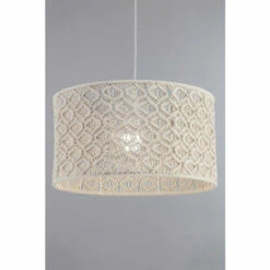 BHS Lighting Large Macrame Easy Fit Light Shade For Unisex