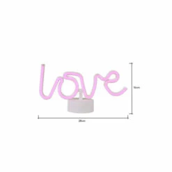 BHS Lighting Glow Love Neon Table Lamp For Unisex -BHS Lighting Sales Store unnamed file 1773