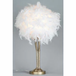 BHS Lighting Elsie Ostrich Table Lamp For Unisex