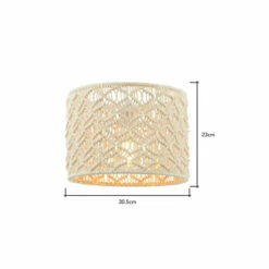 BHS Lighting Macrame Easy Fit Light Shade For Unisex -BHS Lighting Sales Store unnamed file 184