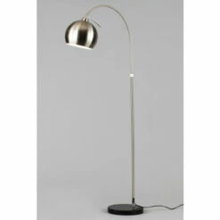 BHS Lighting Benson Curved Floor Lamp For Unisex