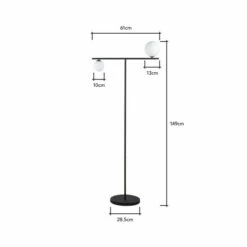 BHS Lighting Calder Floor Lamp For Unisex -BHS Lighting Sales Store unnamed file 1865