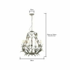 BHS Lighting 8 Light Flo Chandelier For Unisex -BHS Lighting Sales Store unnamed file 1892