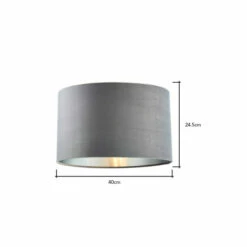 BHS Lighting Large Velvet Easy Fit Light Shade For Unisex -BHS Lighting Sales Store unnamed file 1954
