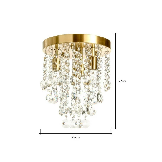 BHS Lighting Small Cirrus Flush Ceiling Light For Unisex 5 BHS Lighting Small Cirrus Flush Ceiling Light For Unisex - Image 5