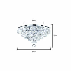 BHS Lighting Elsa Small Flush Ceiling Light For Unisex -BHS Lighting Sales Store unnamed file 2026