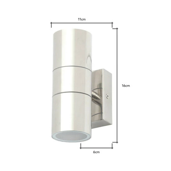 BHS Lighting Jared Up And Down Wall Light For Unisex 5 BHS Lighting Jared Up And Down Wall Light For Unisex - Image 5