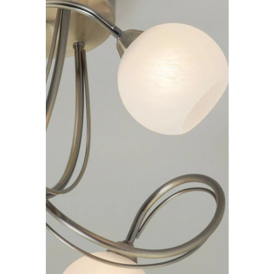 BHS Lighting Soni Flush Ceiling Light For Unisex 3 BHS Lighting Soni Flush Ceiling Light For Unisex - Image 3