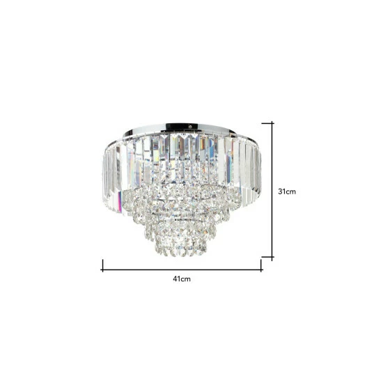 BHS Lighting Paladina Flush Ceiling Light For Unisex 5 BHS Lighting Paladina Flush Ceiling Light For Unisex - Image 5