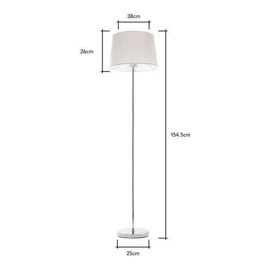 BHS Lighting Mira Touch Floor Lamp For Unisex 5 BHS Lighting Mira Touch Floor Lamp For Unisex - Image 5