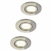 BHS Lighting Ruva 3 Pack Circular Fire Rated Spot Light For Unisex