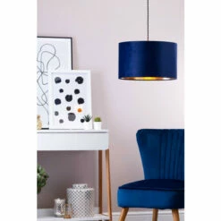 BHS Lighting Large Velvet Easy Fit Light Shade For Unisex -BHS Lighting Sales Store unnamed file 225