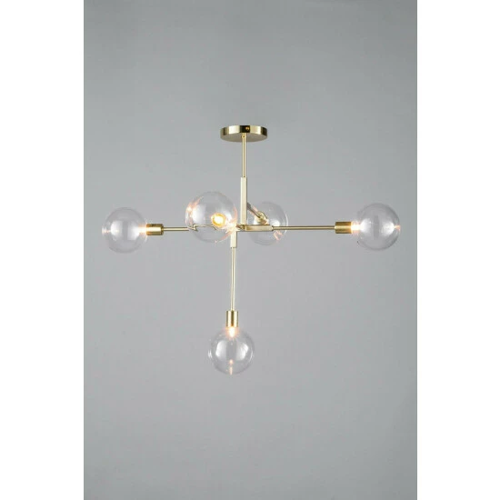 BHS Lighting Hennock Flush Ceiling Light For Unisex 1 BHS Lighting Hennock Flush Ceiling Light For Unisex