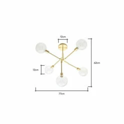 BHS Lighting Hennock Flush Ceiling Light For Unisex 10 BHS Lighting Hennock Flush Ceiling Light For Unisex -BHS Lighting Sales Store unnamed file 2270