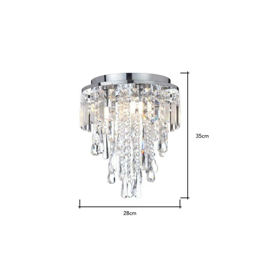 BHS Lighting Bresna Flush Ceiling Light For Unisex 5 BHS Lighting Bresna Flush Ceiling Light For Unisex - Image 5