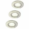 BHS Lighting Ruva 3 Pack Circular Fire Rated Spot Light For Unisex