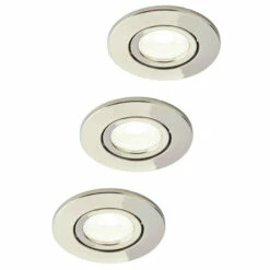 BHS Lighting Ruva 3 Pack Circular Fire Rated Spot Light For Unisex -BHS Lighting Sales Store unnamed file 2308